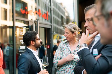 Wirtschaftsminister Mansoori und Vizepräsidentin Tatjana Steinbrenner