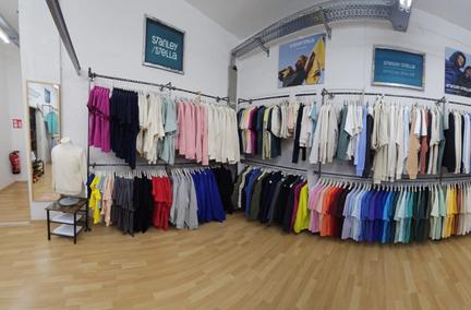 Grafik-Idee Textilwerbung