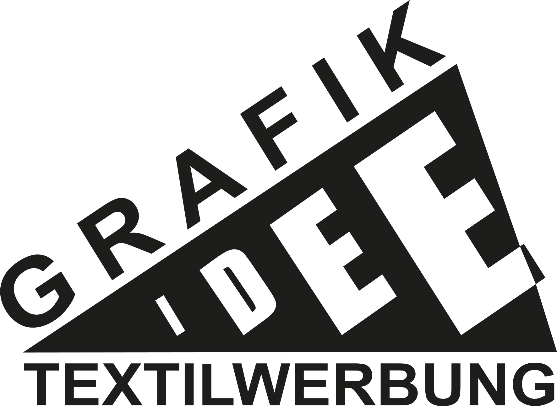 Grafik-Idee Textilwerbung